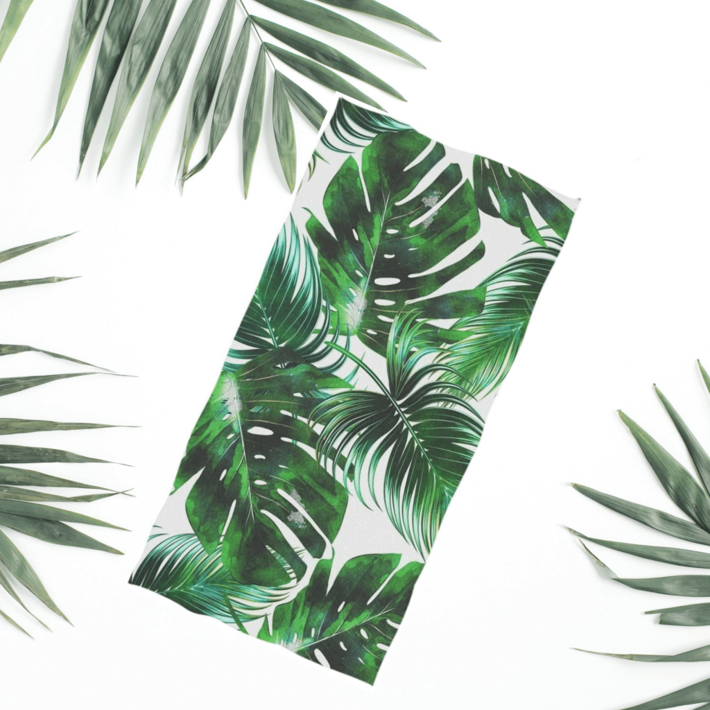 amazon palm print beach towel