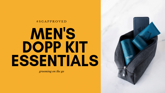 what to put in a men's dopp kit