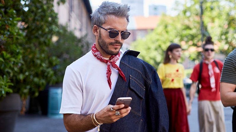 trendspotter how to wear a bandana around the neck