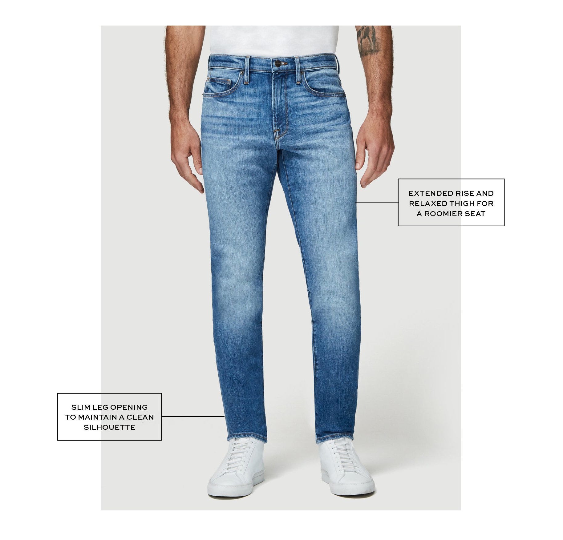 Frame denim L'homme athletic fit jeans