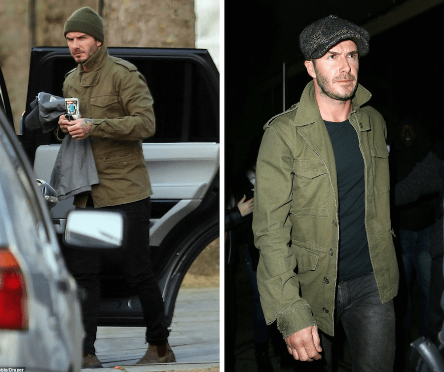 david beckham field jacket