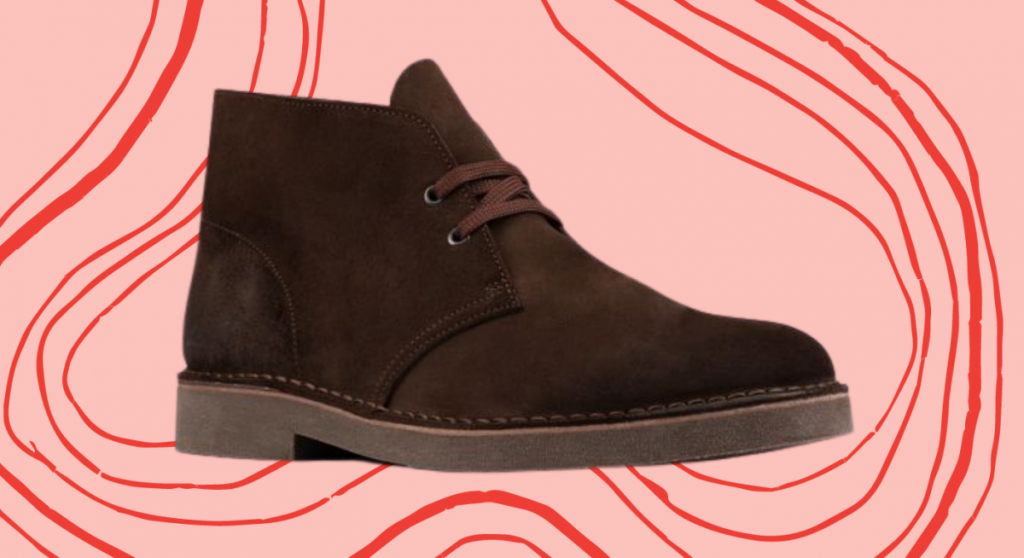 clarks brown chukka boot