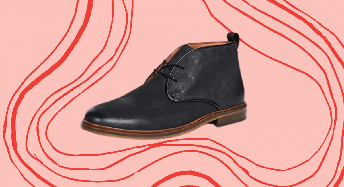 shoe the bear black leather chukka boots