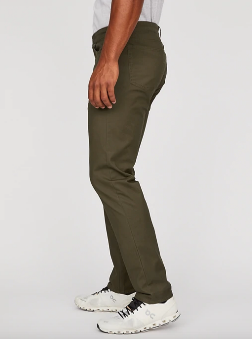 Florence Organic Cotton Twill Pants in Sand Brown – Verte Mode