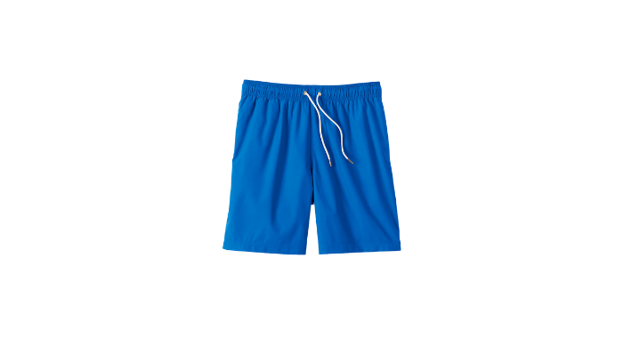 Lands End blue swim trunks