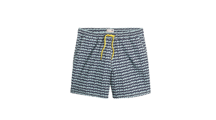 j.crew printed swim shorts