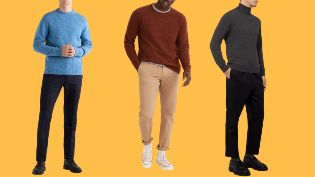 men's sweater outfits