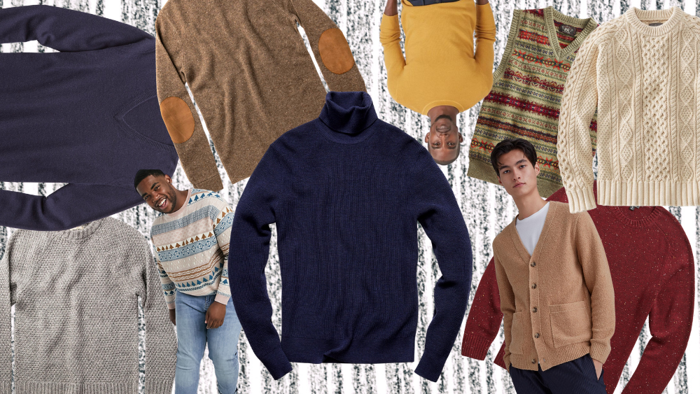 Men's deals sweater types