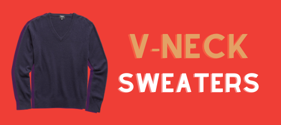 men's vneck sweater outfits