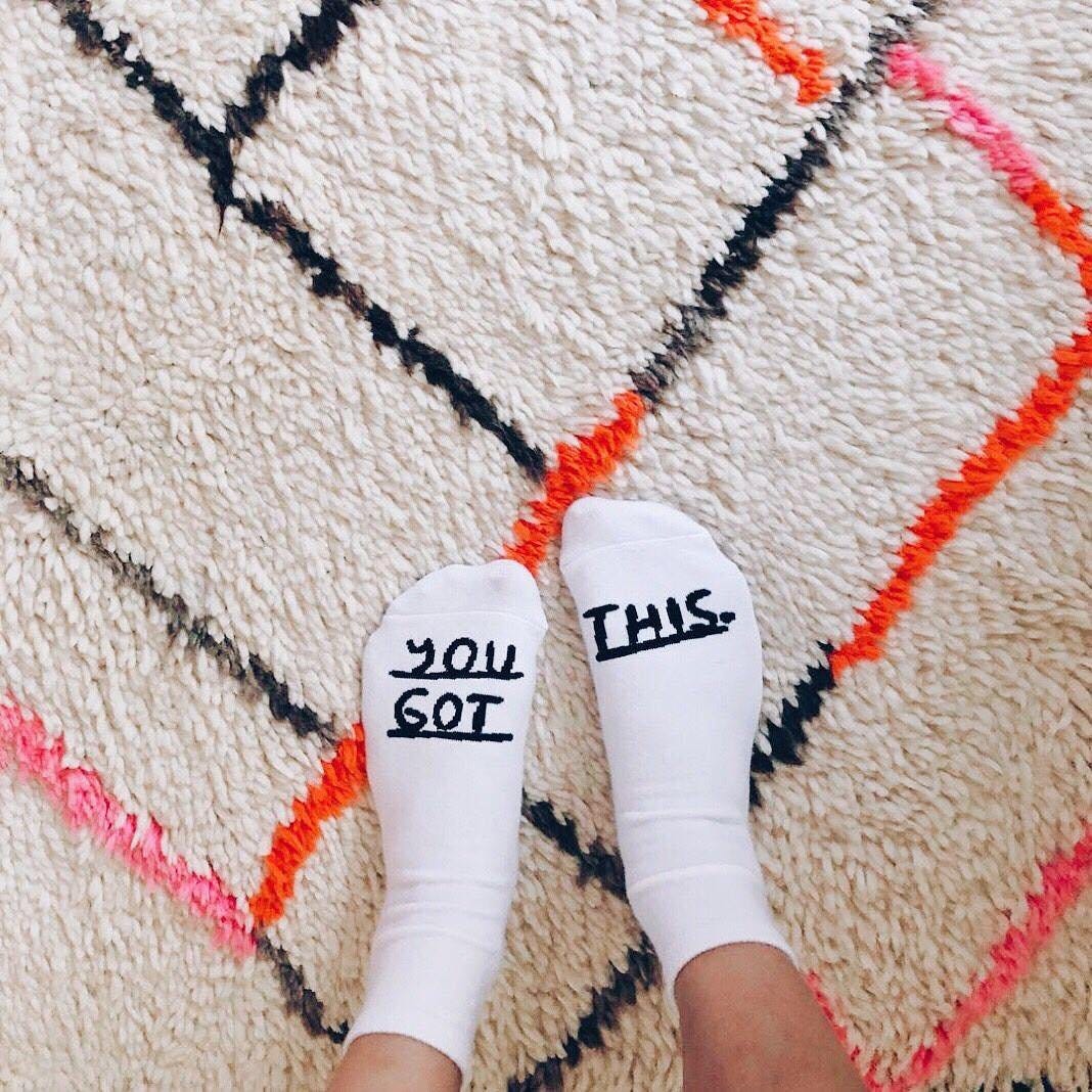 you got this socks, therapy for mental health article