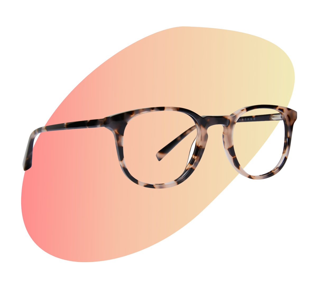 baxter blue Lane - Quartz Tortoise blue light glasses