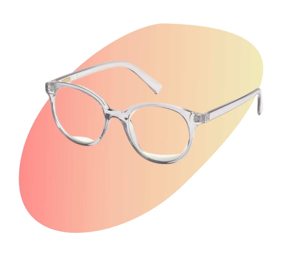 j.crew crystal clear Blue-light glasses