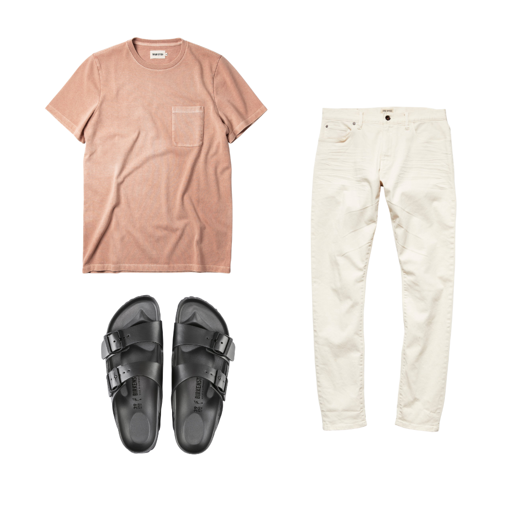 birkenstock sandals outfit for men