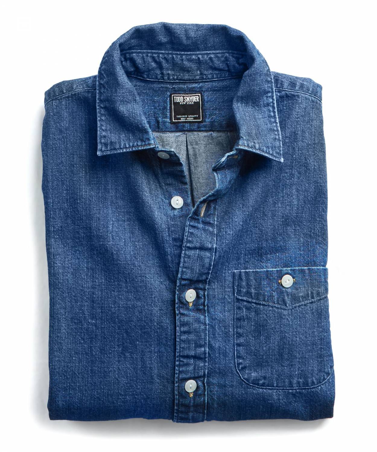 Buy Navy Blue Cargo Denim Shirt Shirt Online | Tistabene - Tistabene