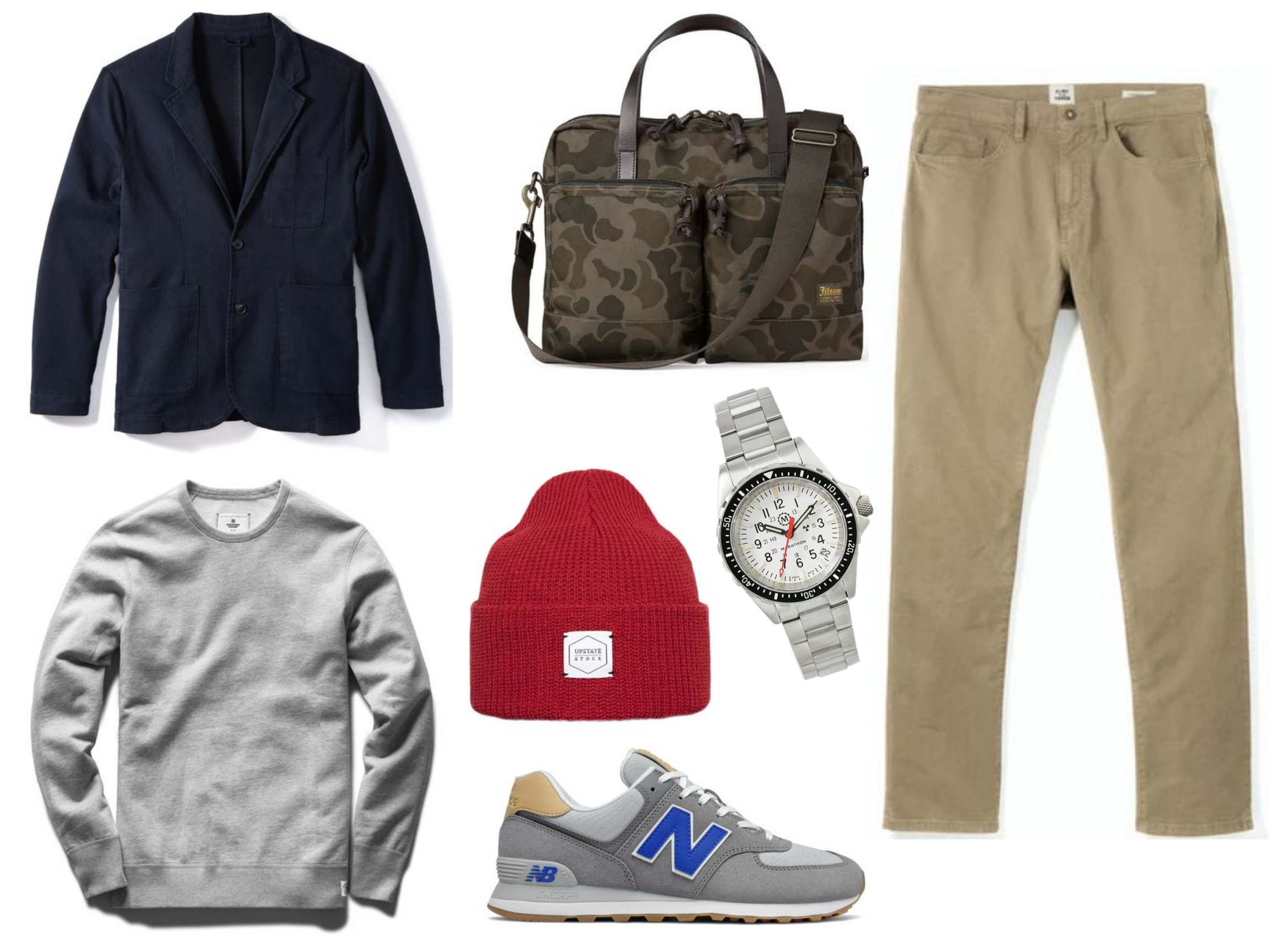 casual men's fall outfit