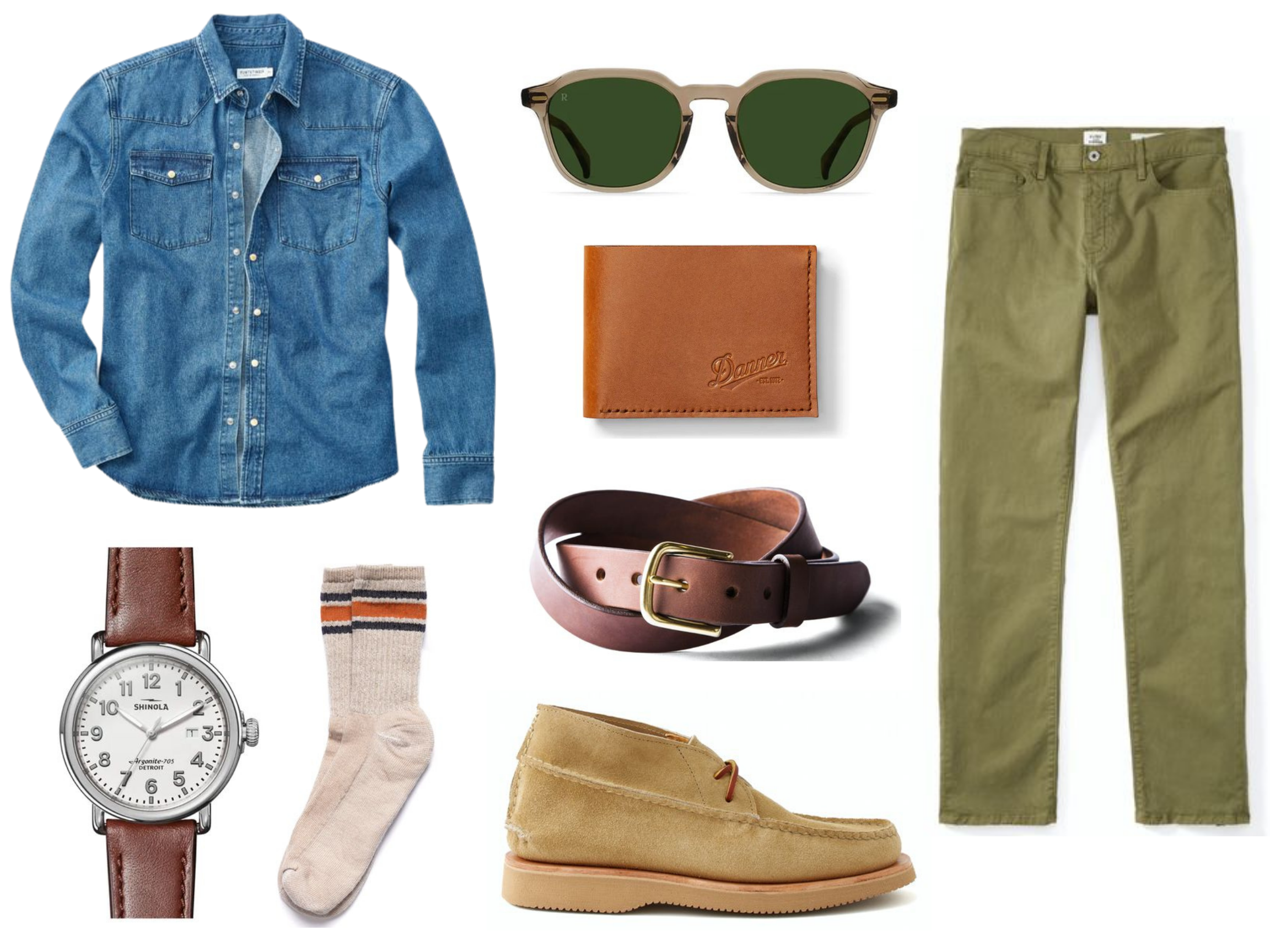 casual men's fall outfit