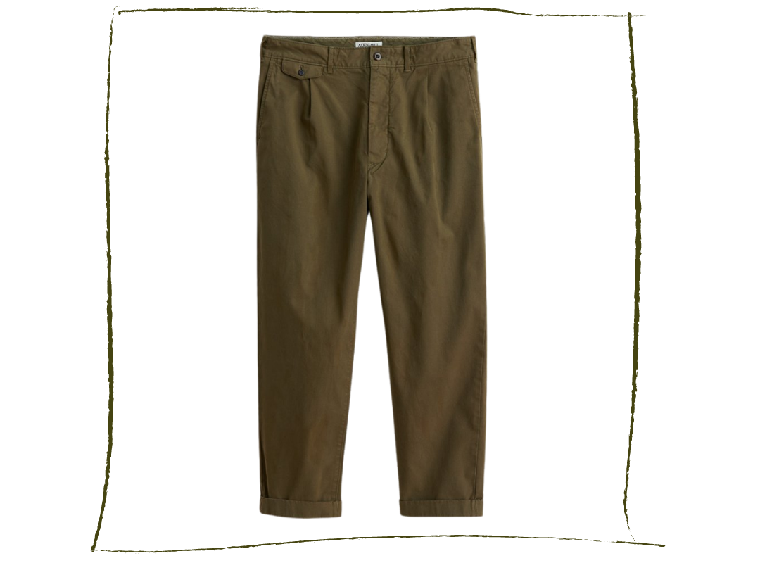 Alex Mill Standard Pleated Pant in Chino
