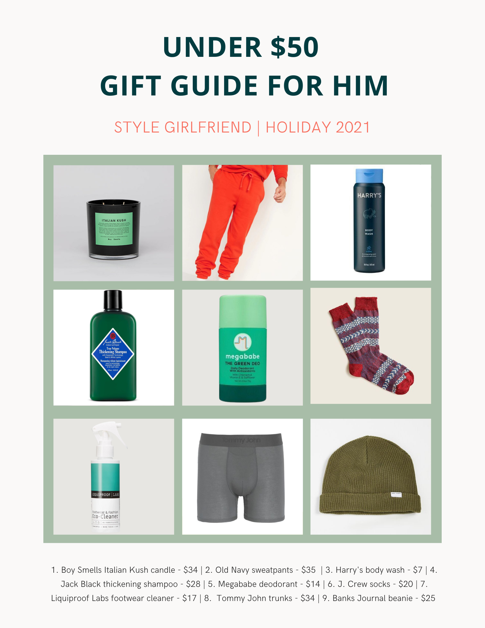 men's gift guide under 50