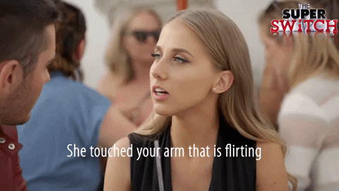 arm touch flirting