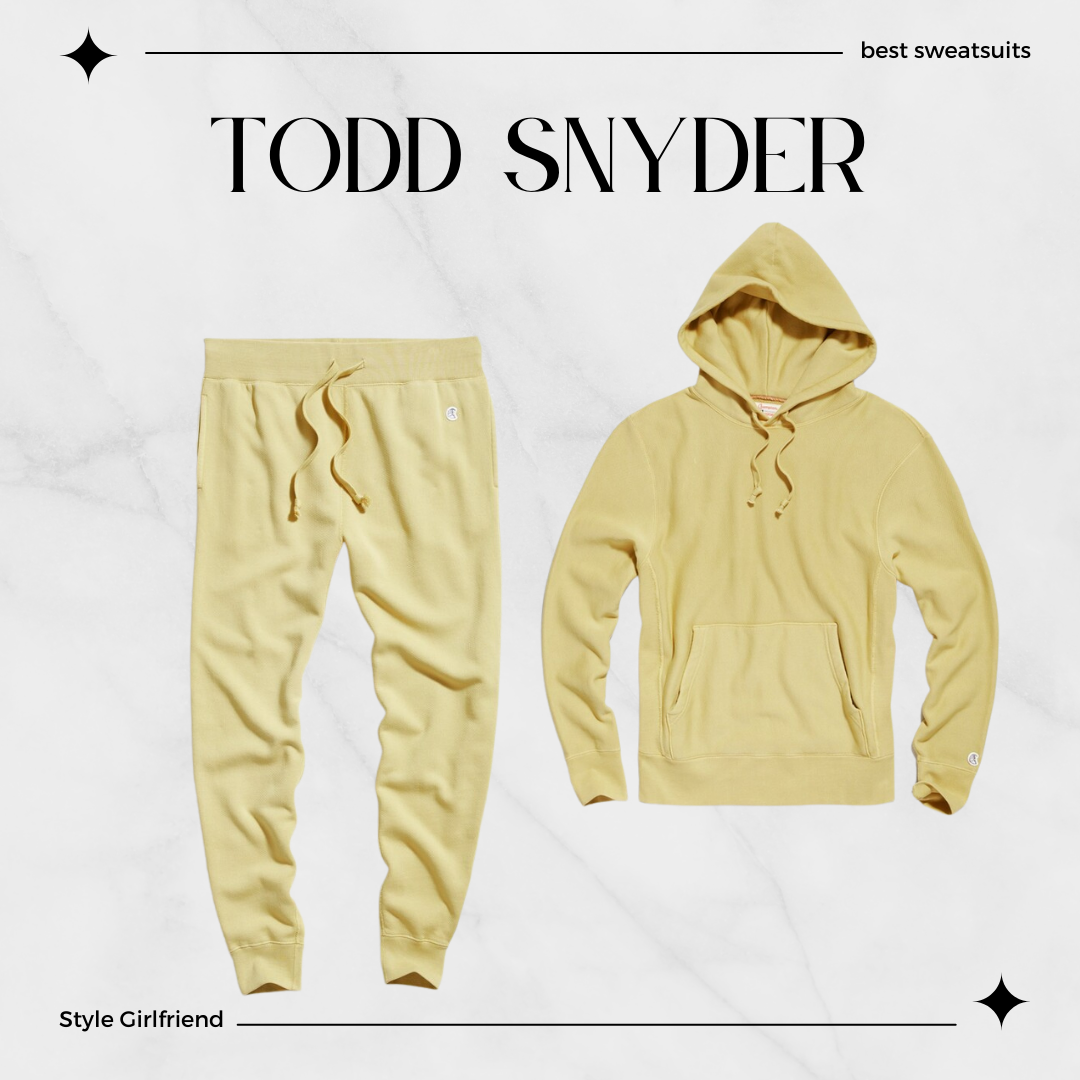 best men's sweatsuit Todd Snyder