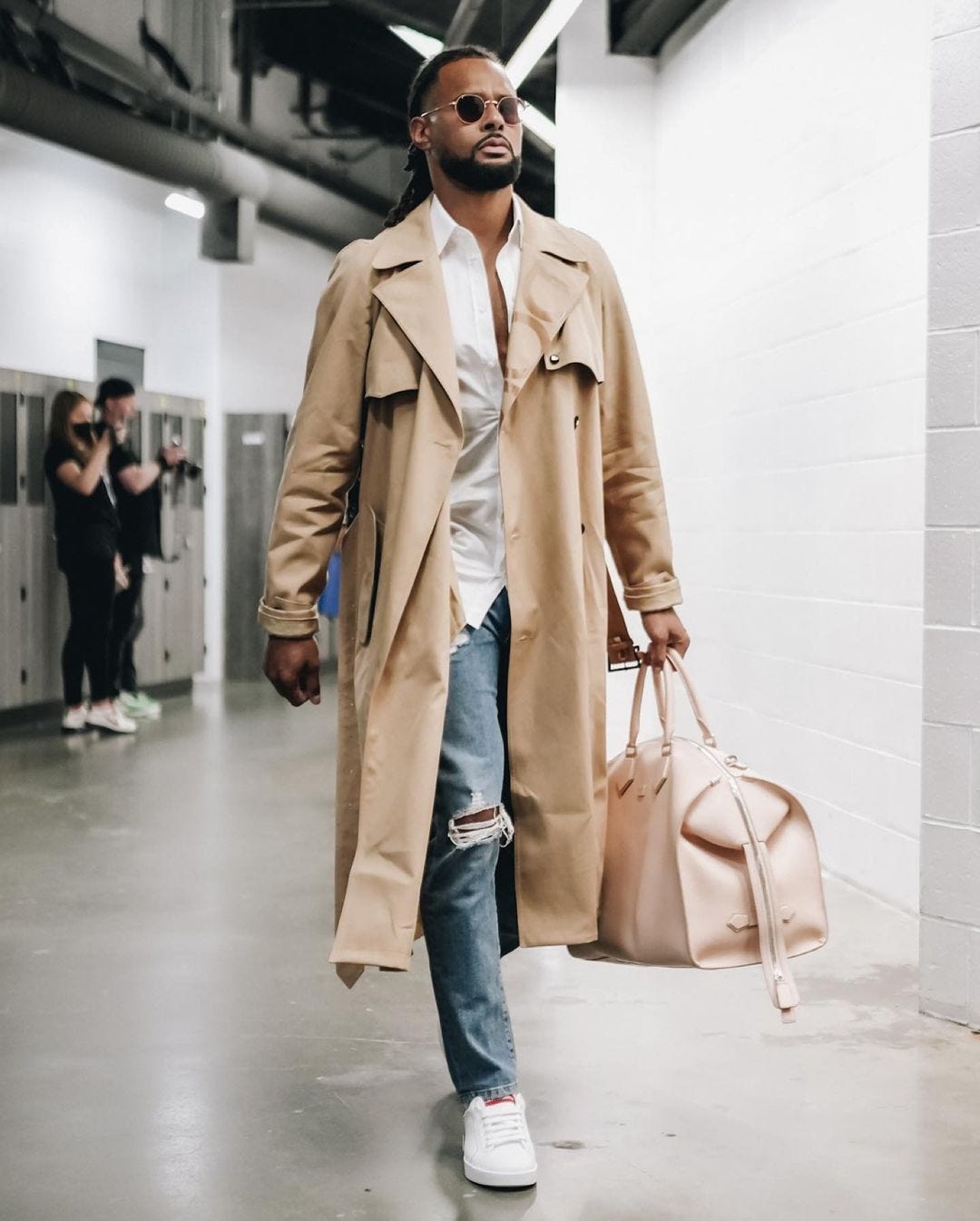 Khaki and deals beige outfit