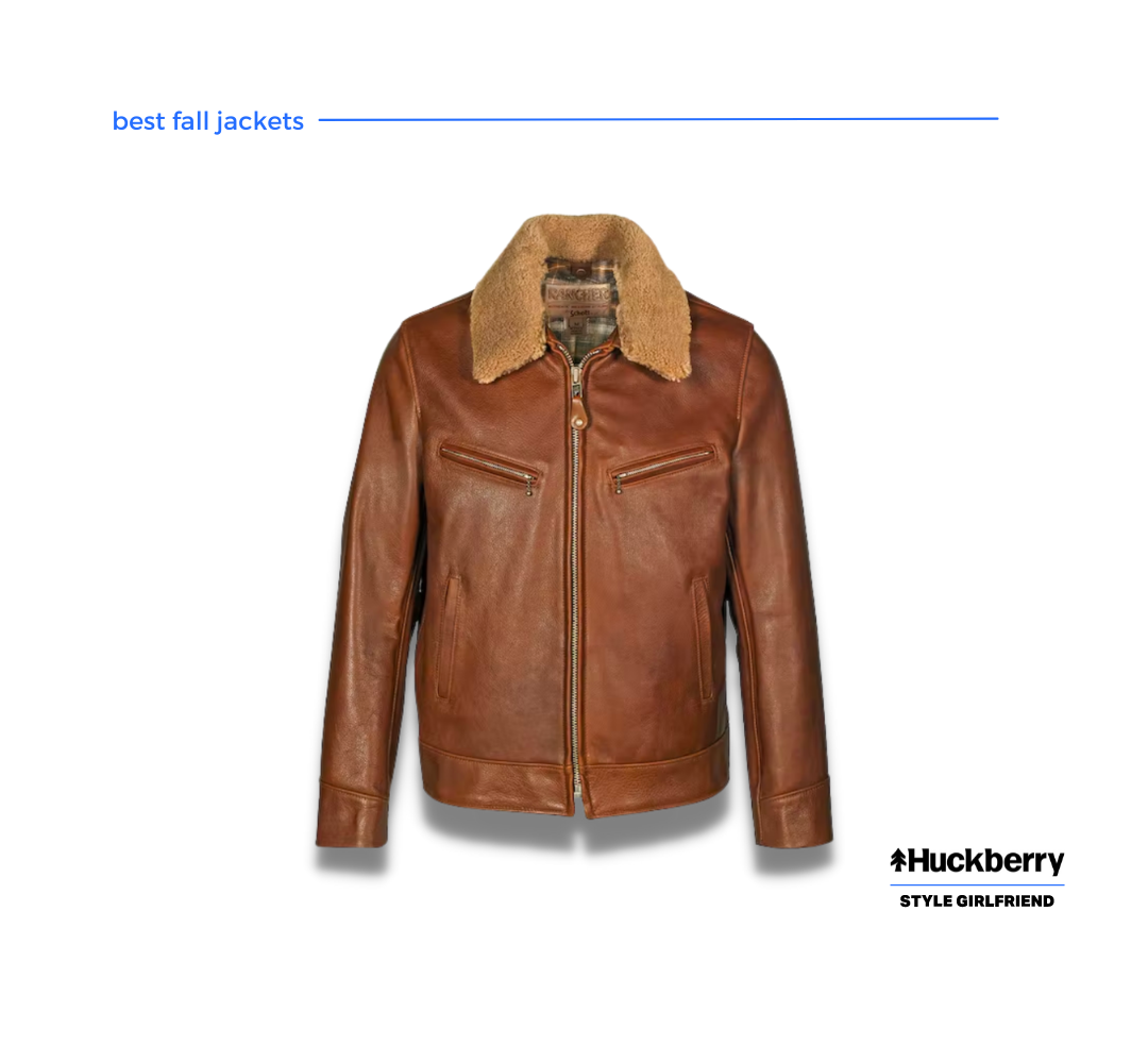 men's brown leather jacket, versatile fall jackets for men