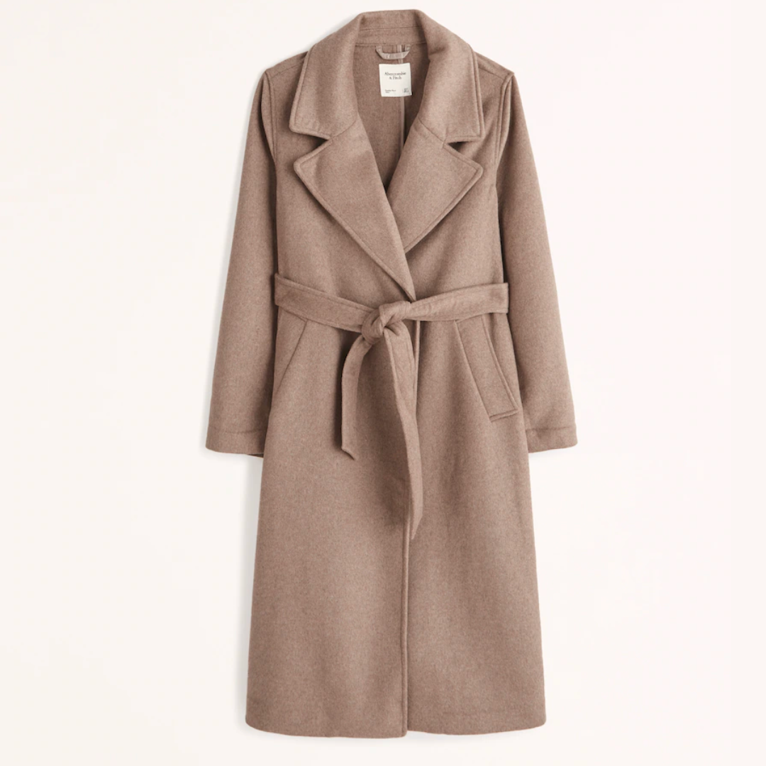 Abercrombie belted coat