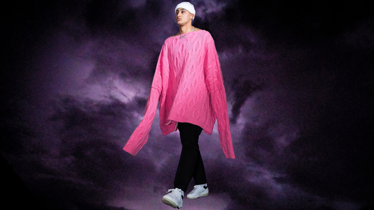 Kyle Kuzma pink sweater