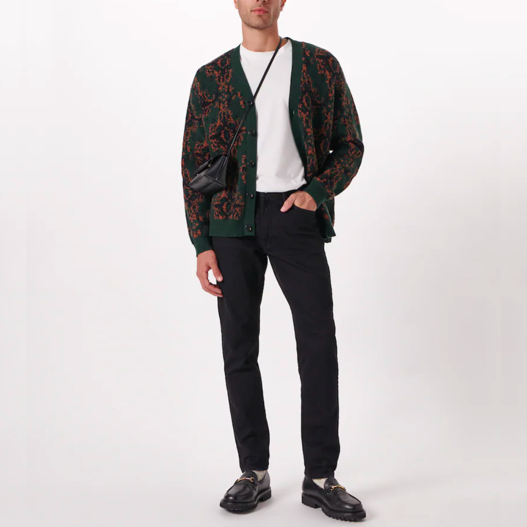 abercrombie patterned cardigan