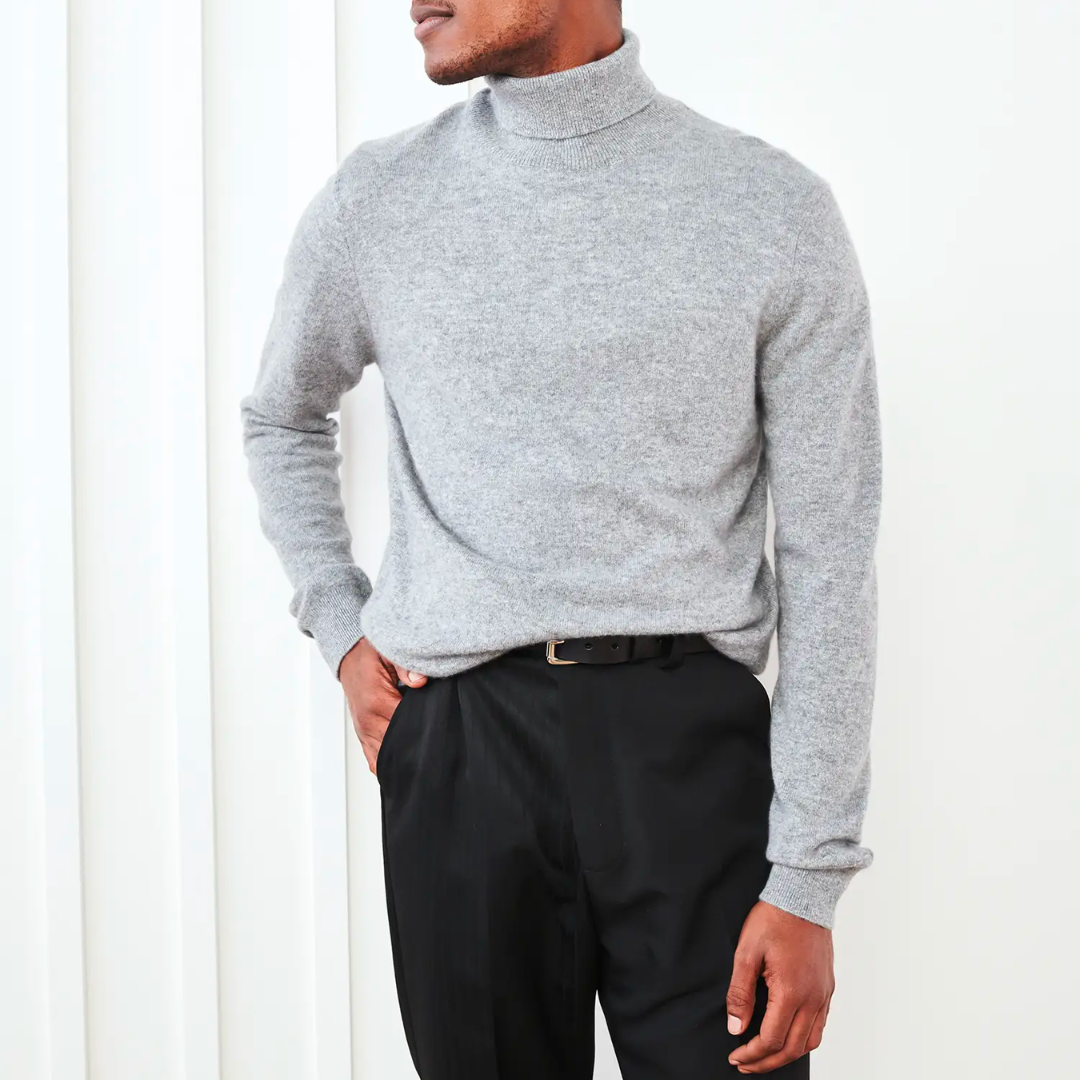 Grey 2024 turtleneck outfit