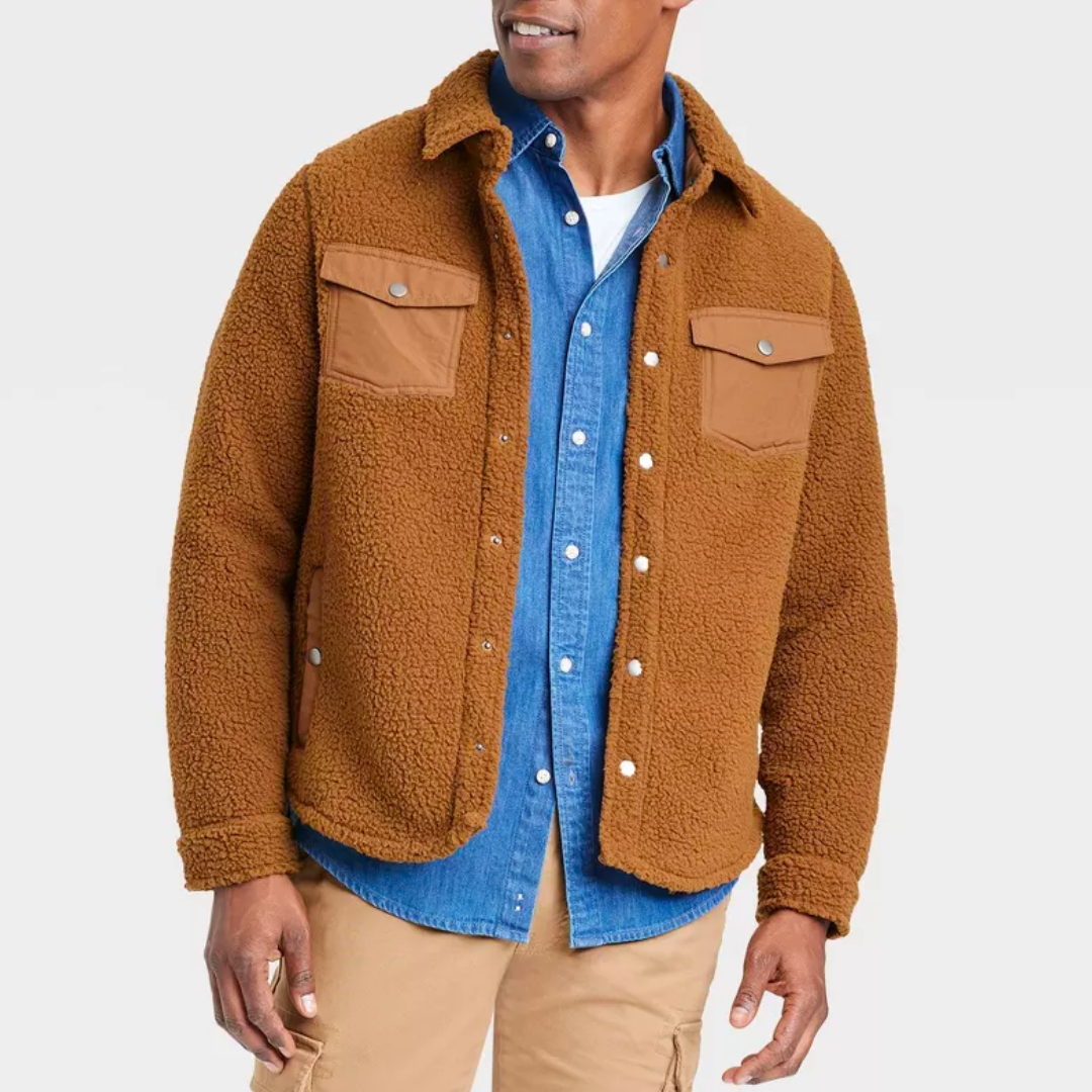 Target sherpa goodfellow snap front