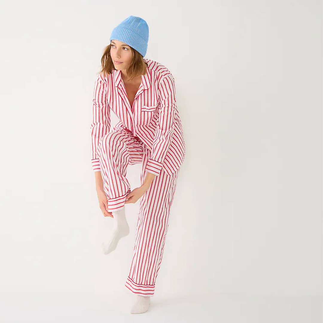 J.Crew striped women's pajamas