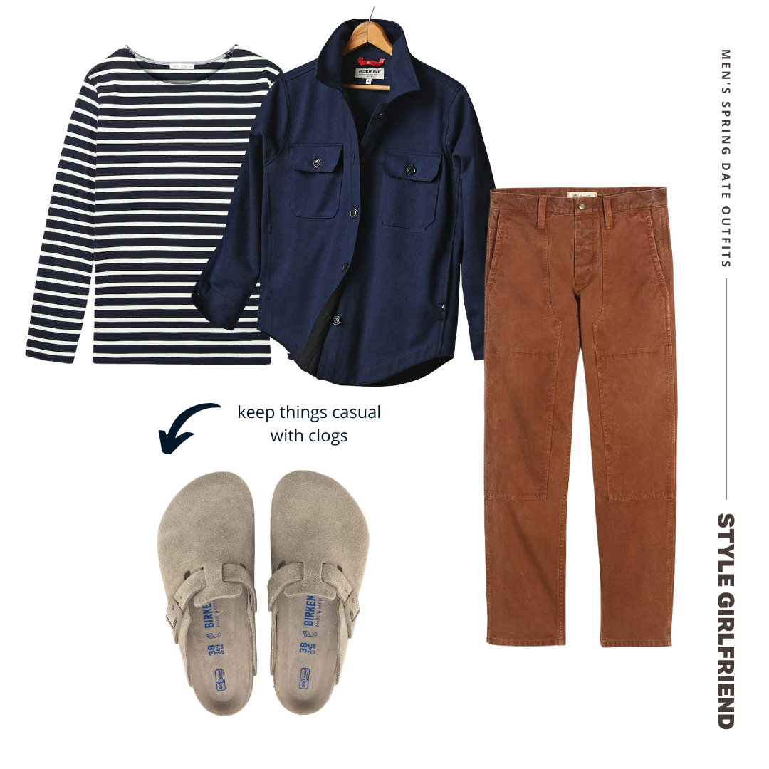 men's casual spring date outfit