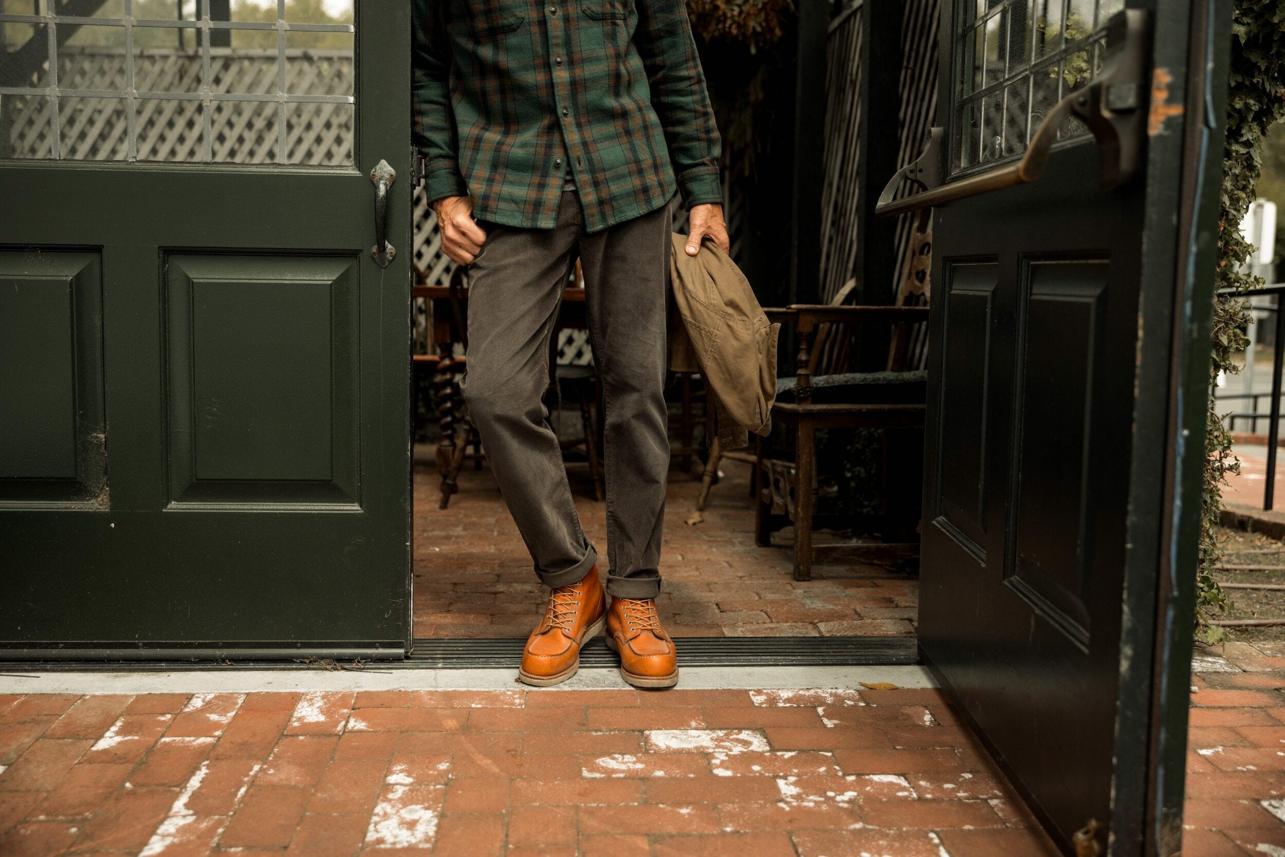 Fall Outfit Idea: Styling Brown Corduroy Pants - Add Textures to