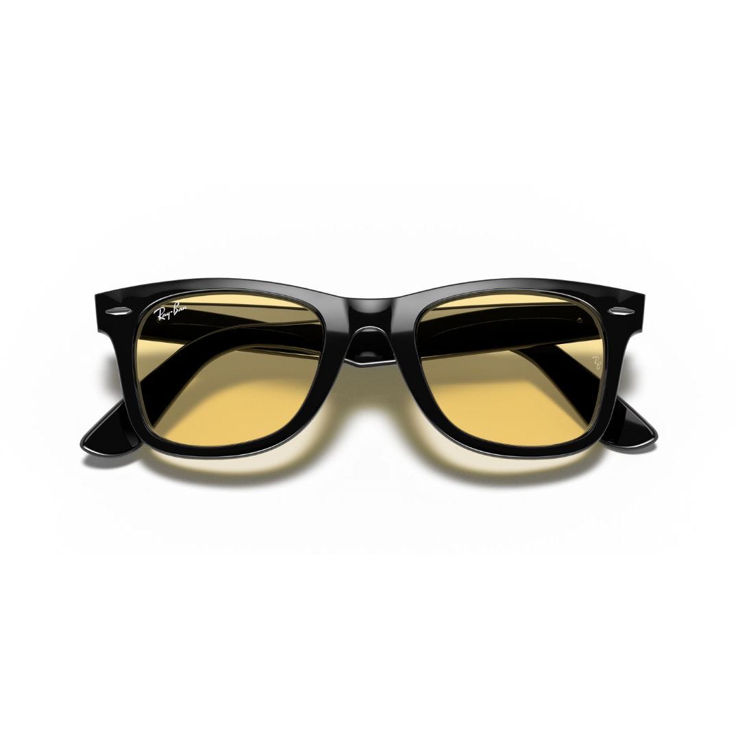 ray ban yellow lens sunglasses