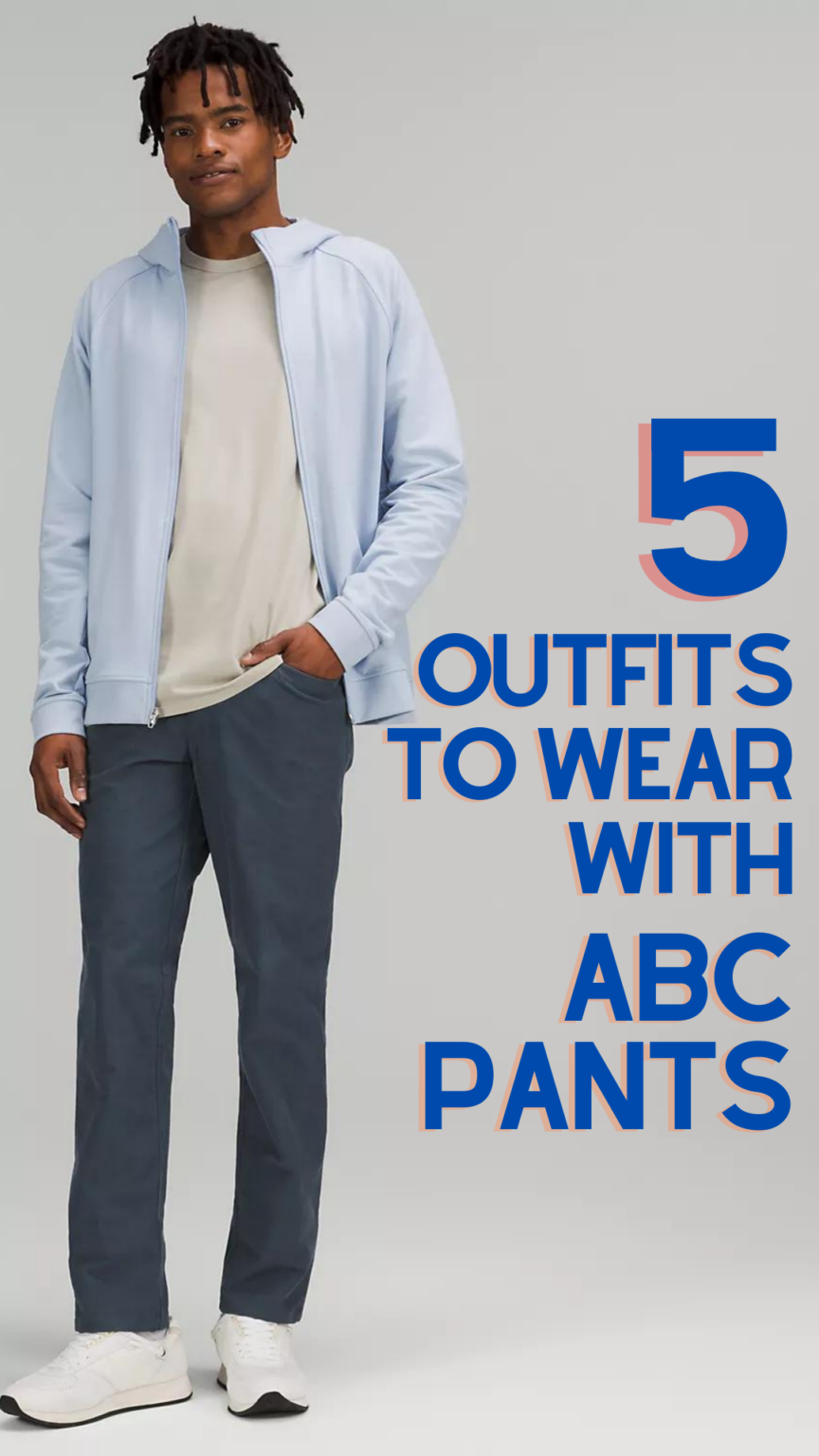 5 lululemon ABC Pants Outfits to Wear Now - Men's Casual Style