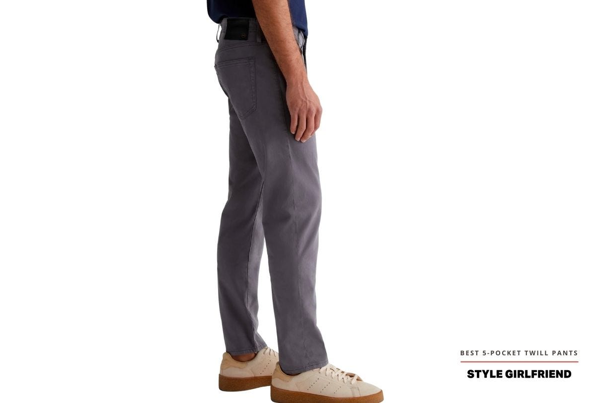 Men's Wardrobe Essential: 5-Pocket Twill Pants