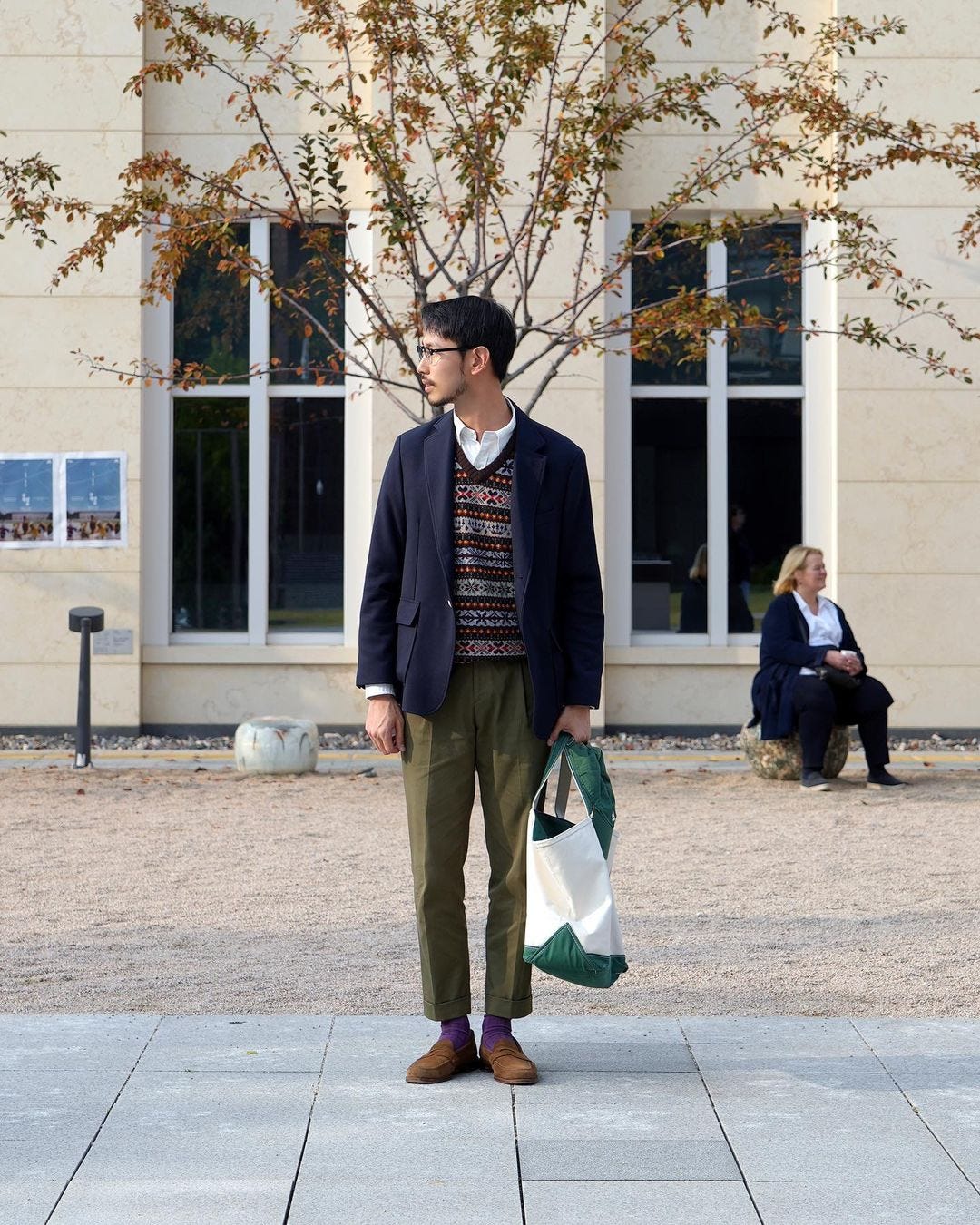 Gentle Baek in fair isle