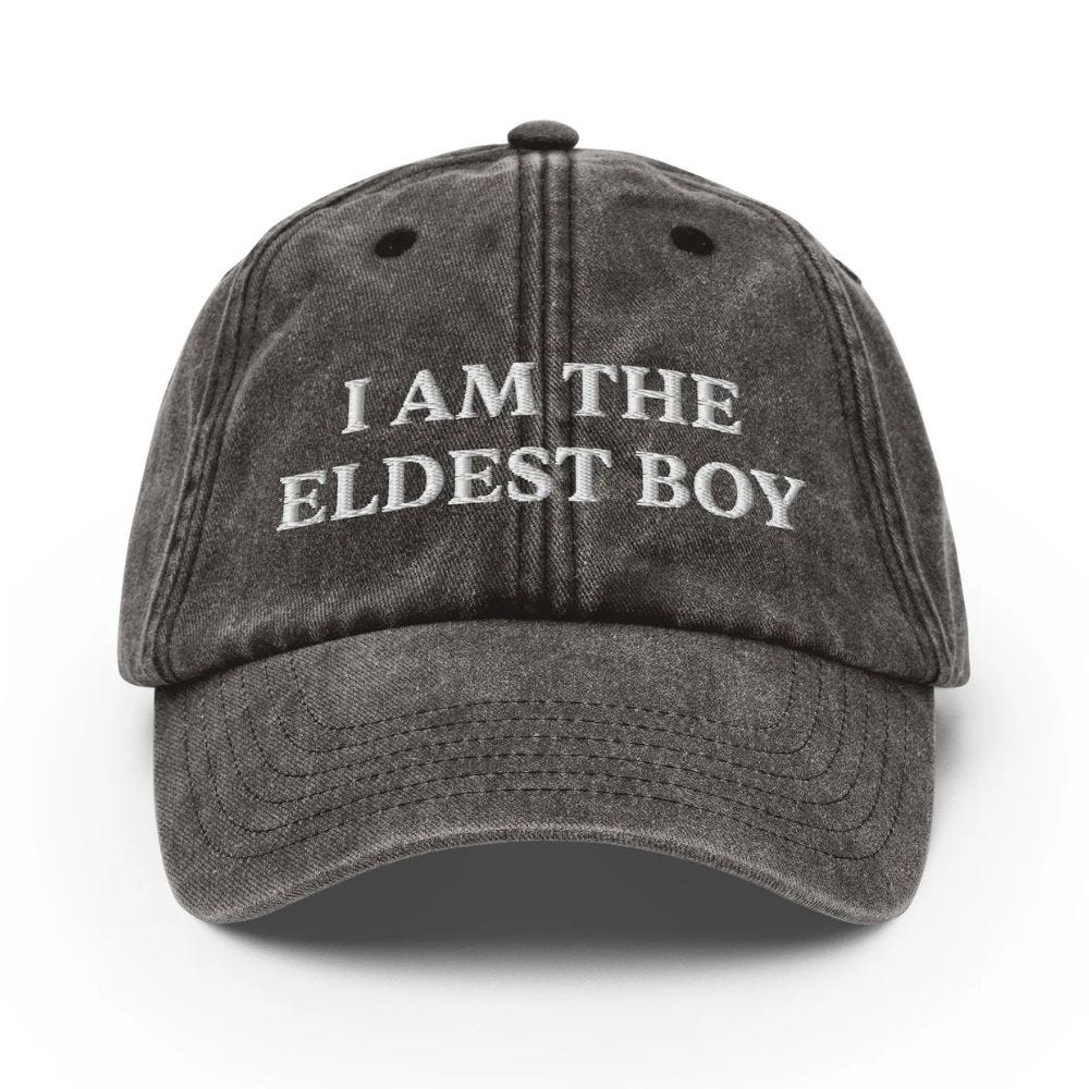 i am the eldest boy hat