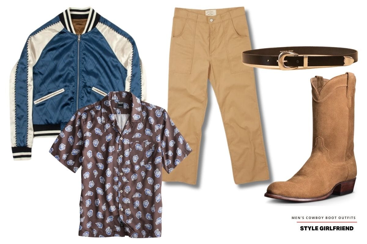 Mens cowboy outlet boots outfit