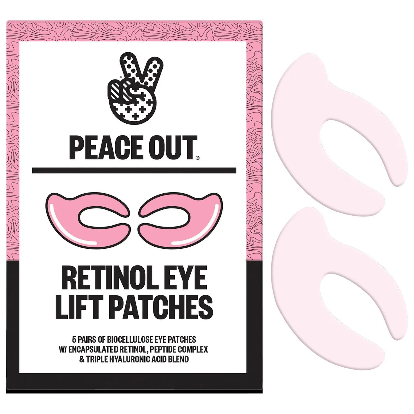 peace out retinol eye lift patches