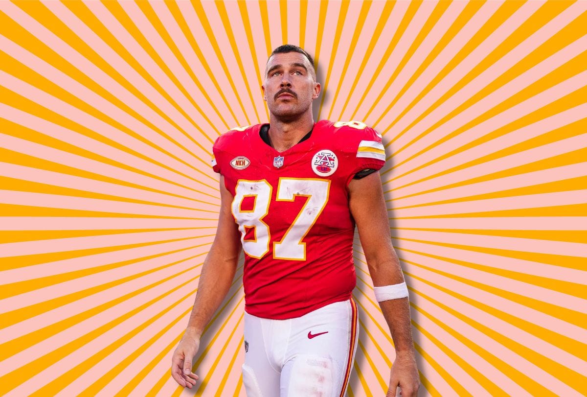 2023 Travis Kelce jersey: Taylor Swift rumors heat up demand for home and  away Chiefs gear 