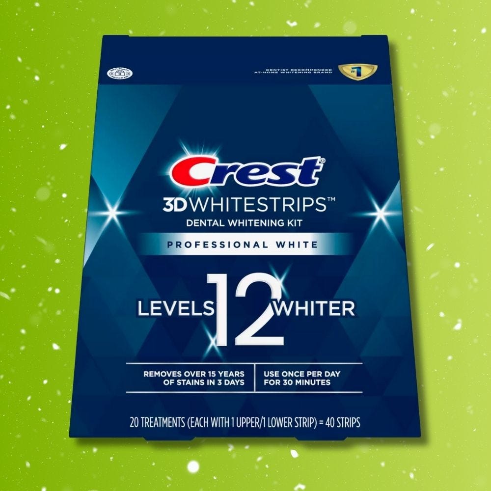 Crest 3D Whitestrips Professional Enamel Safe Teeth Whitening Kit - 20ct