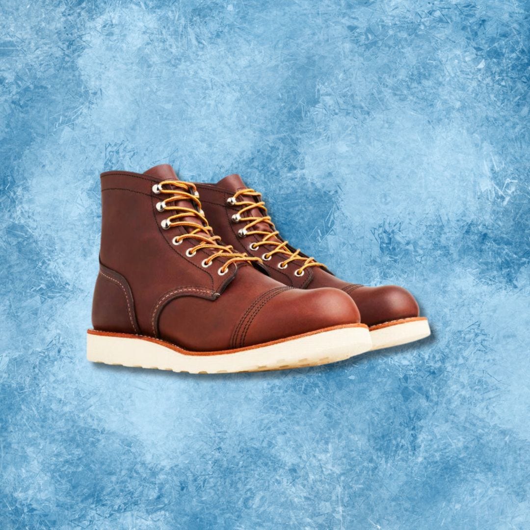 red wing iron ranger traction tread boot