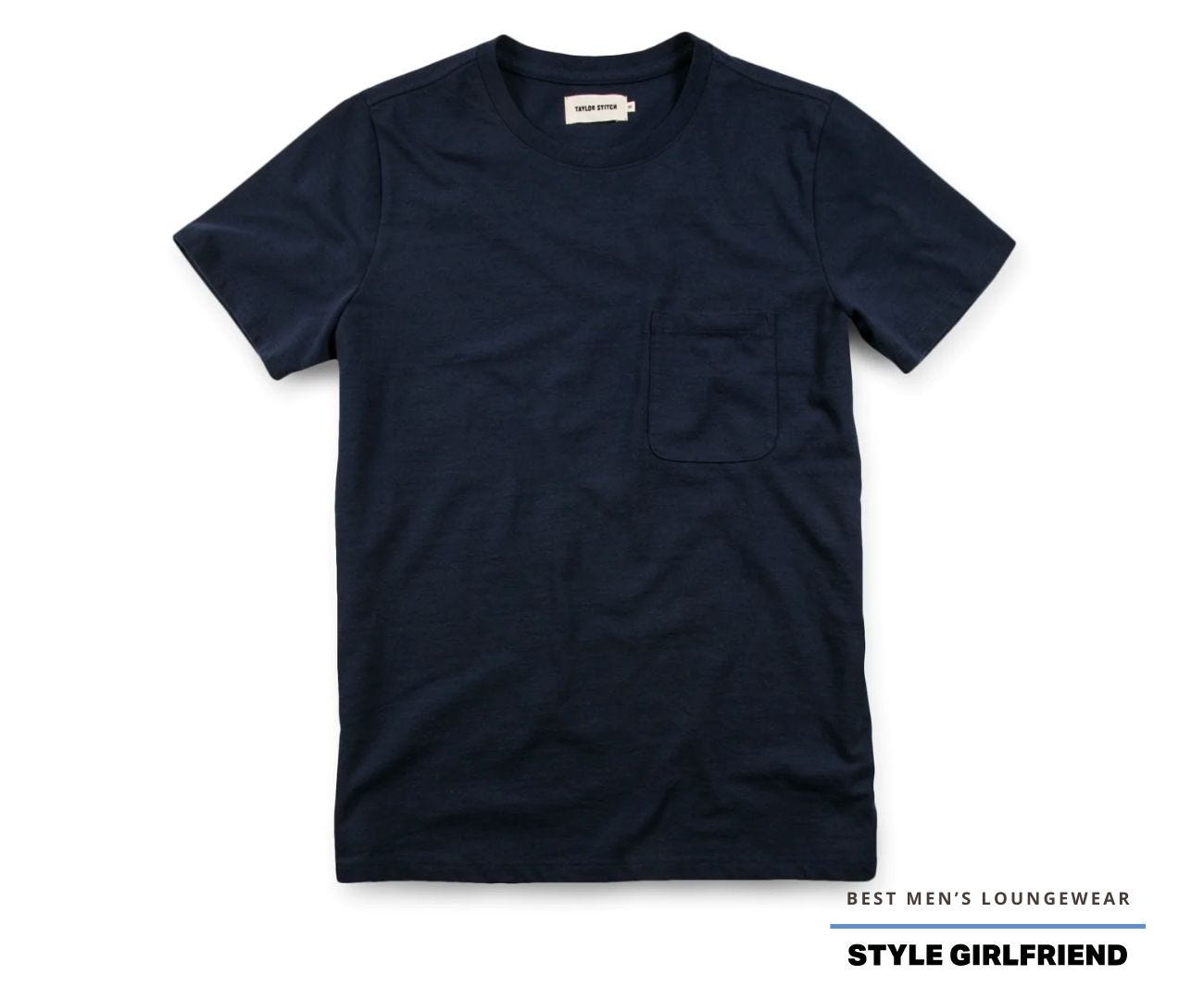 taylor stitch heavy bag tee in navy
