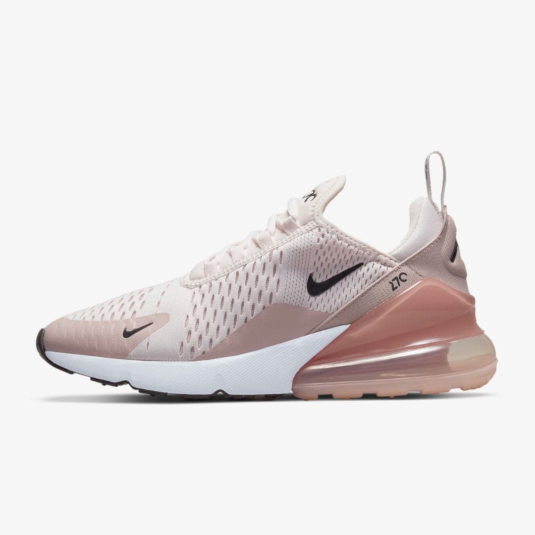 Nike Air Max 270 in Light Soft Pink/Pink Oxford/Desert Berry/Black