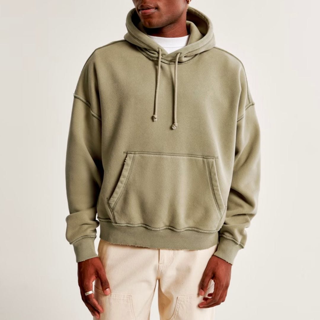 abercrombie cropped hoodie sweatshirt