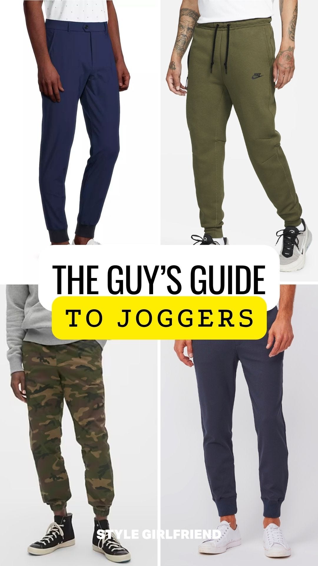The Guy's Guide to Joggers - Style Girlfriend