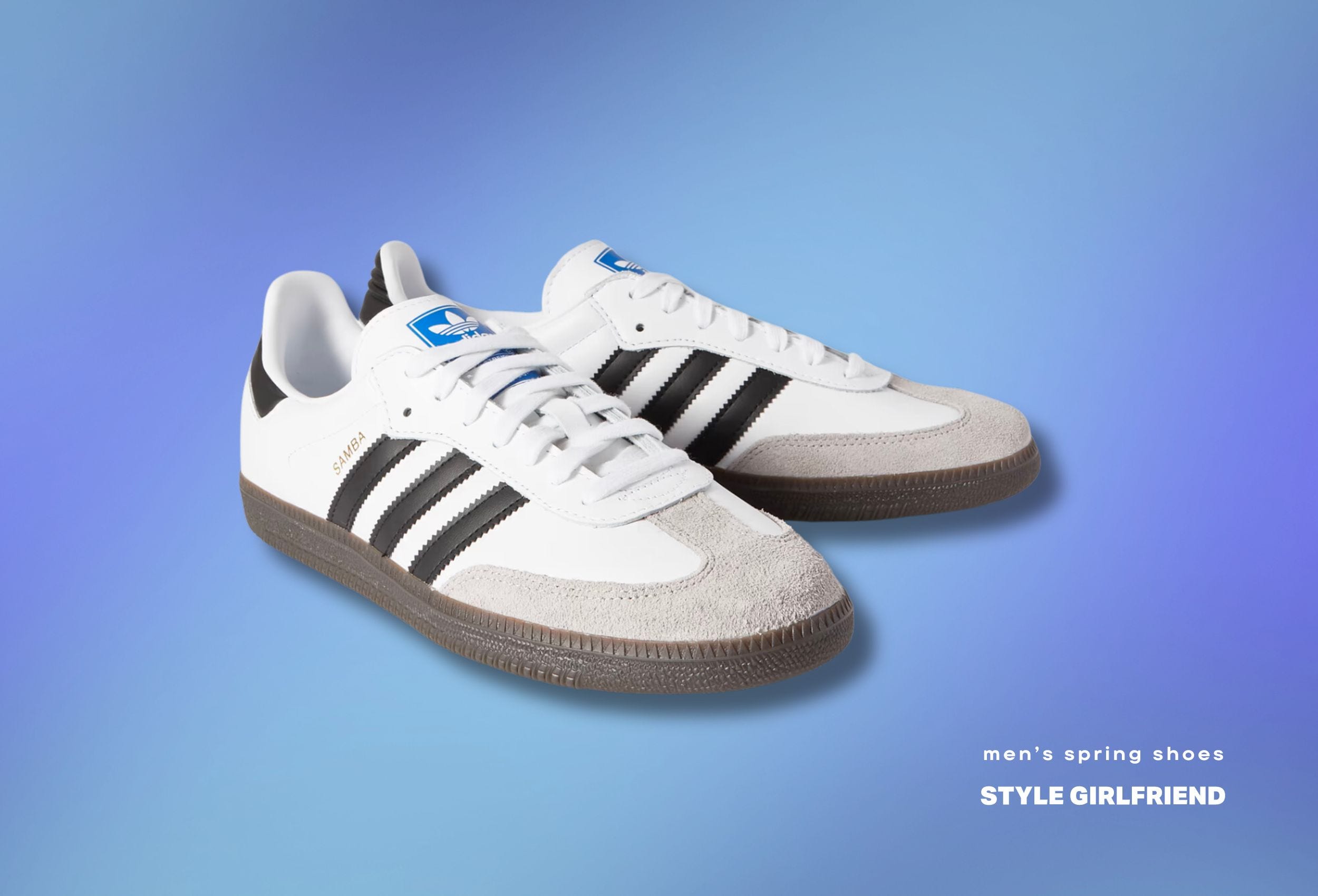 white adidas samba sneakers