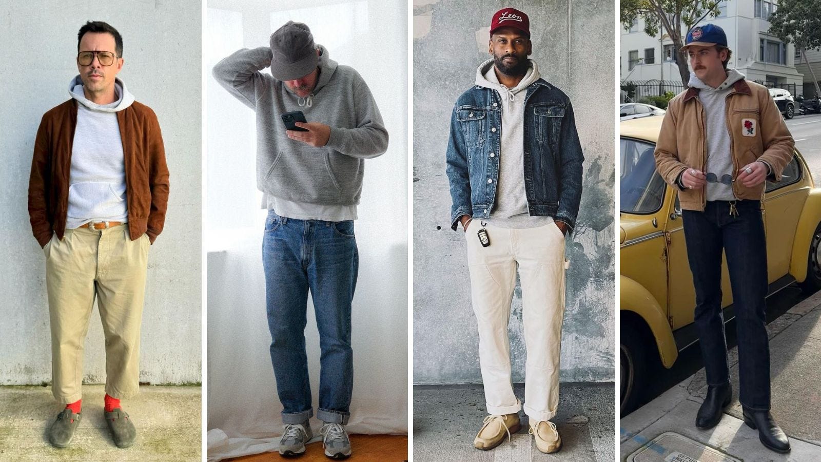 Grey hoodie style online